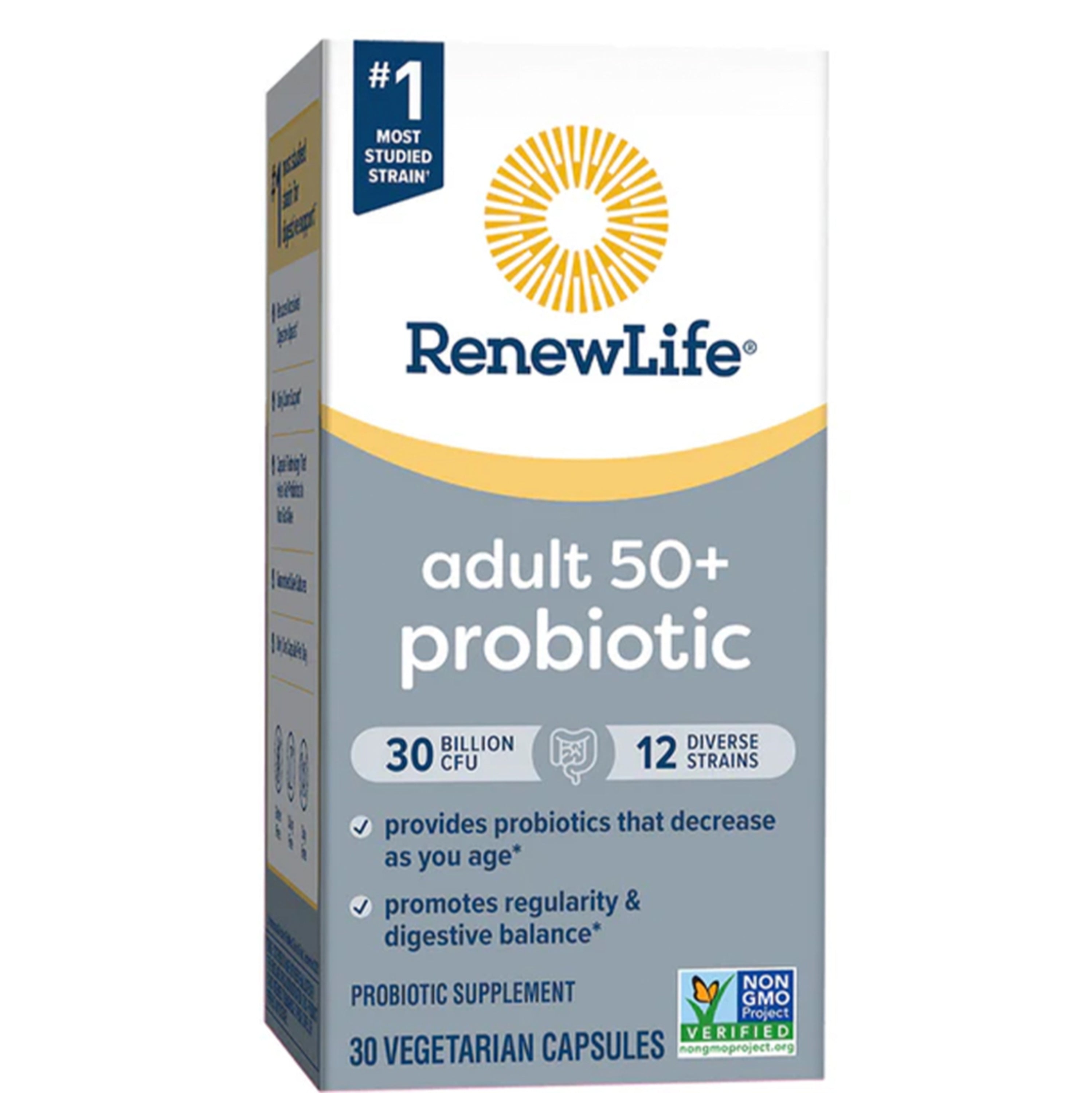 Adult 50+ Probiotic 30 Billion CFU, 30 Vegetarian Capsules