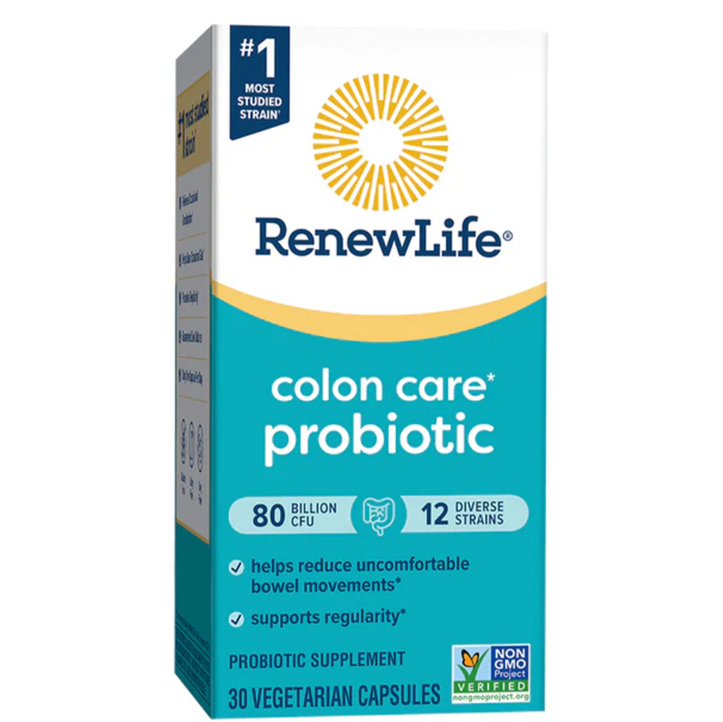 Colon Care Probiotic 80 Billion CFU, 30 Vegetarian Capsules