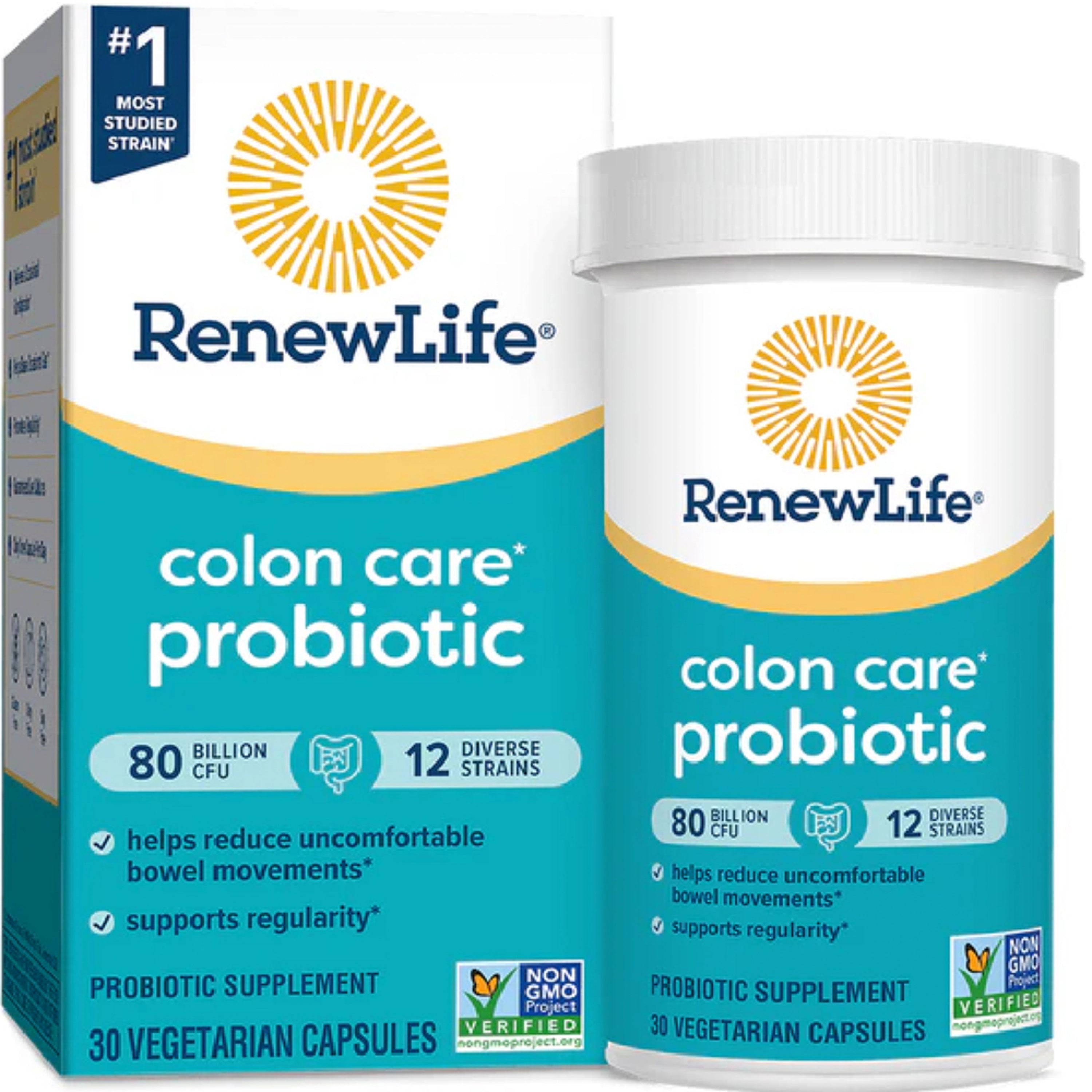 Colon Care Probiotic 80 Billion CFU, 30 Vegetarian Capsules