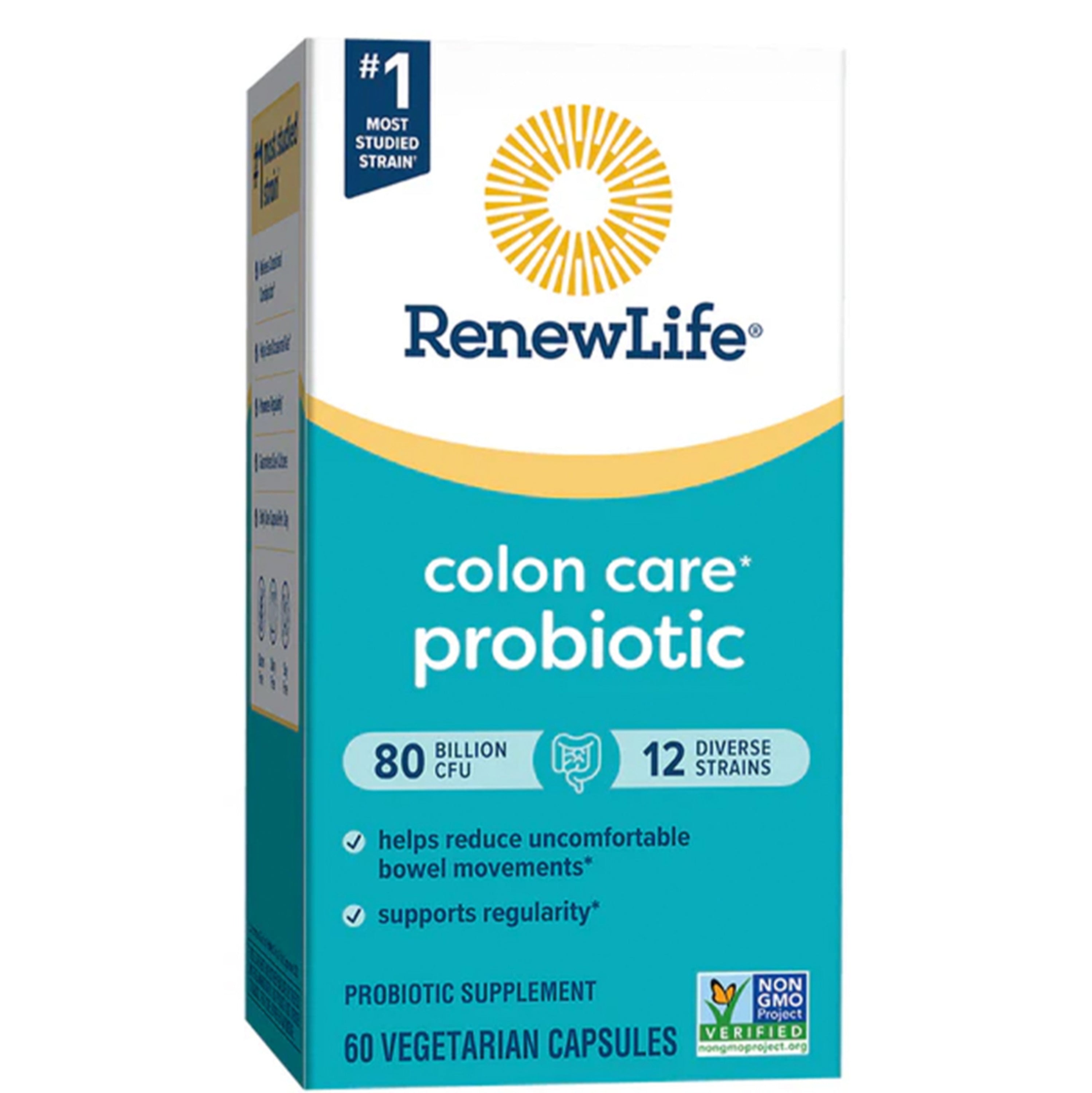 Colon Care Probiotic 80 Billion CFU, 60 Vegetarian Capsules