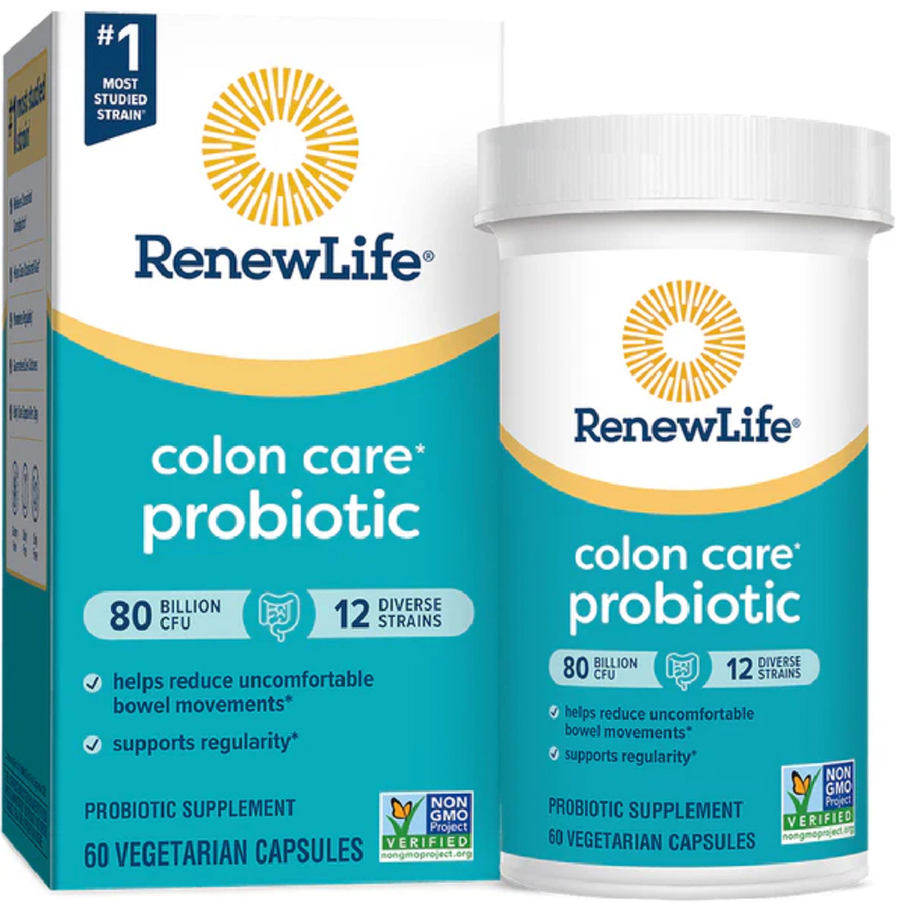 Colon Care Probiotic 80 Billion CFU, 60 Vegetarian Capsules