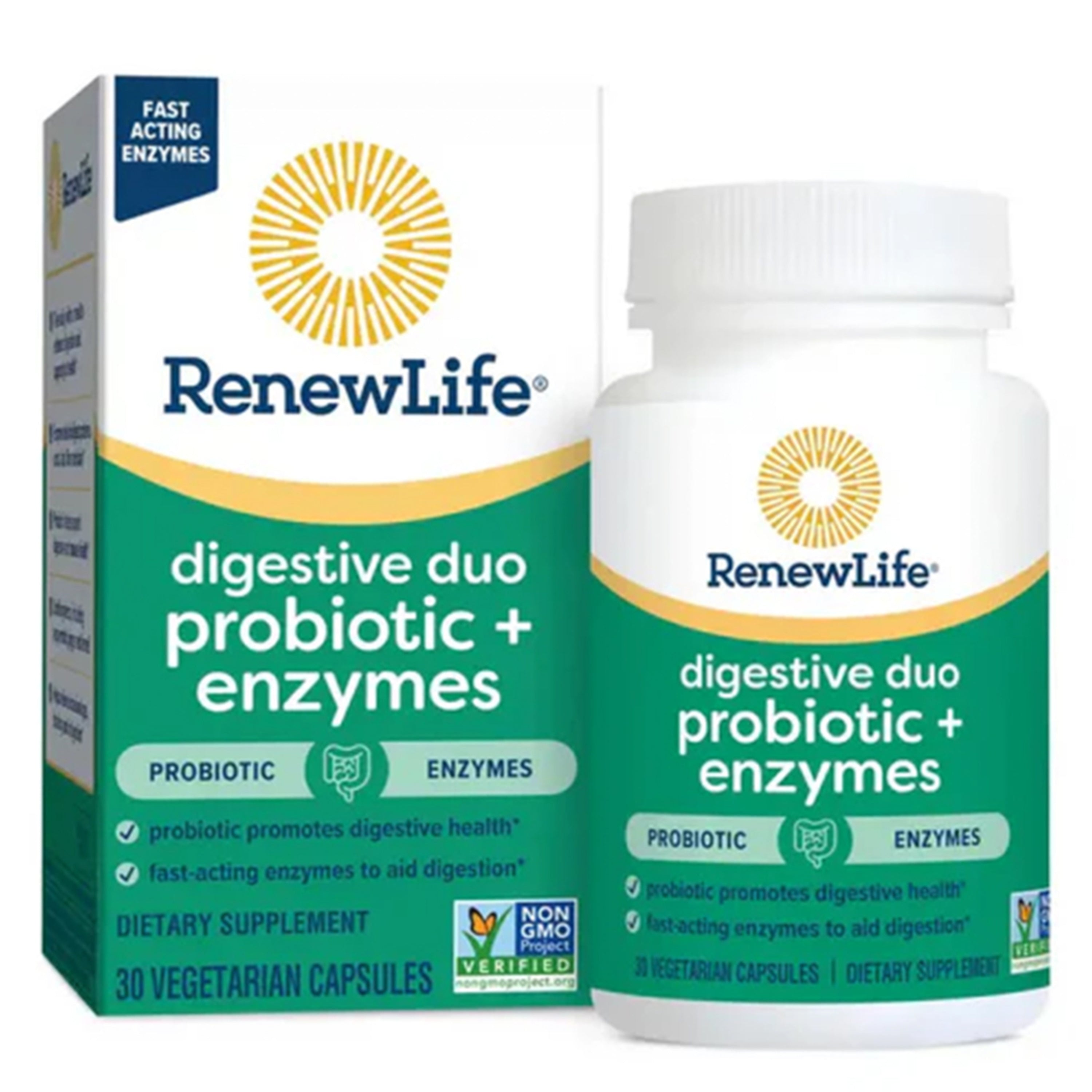 Digestive Duo Ultimate Flora + Enzymes, 30 Vegan Capsules