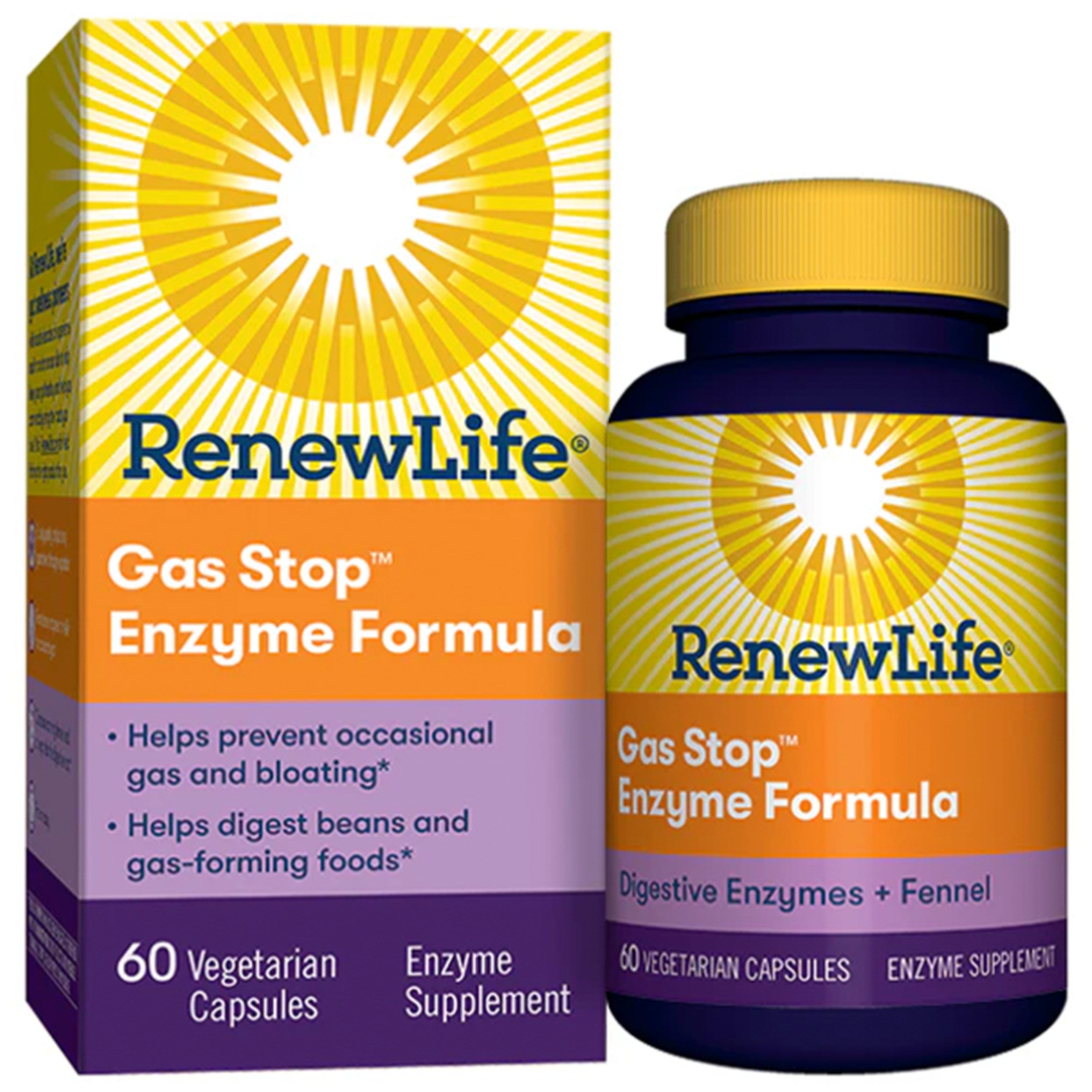 Gas Stop™ Enzyme Formula, 60 Vegetarian Capsules