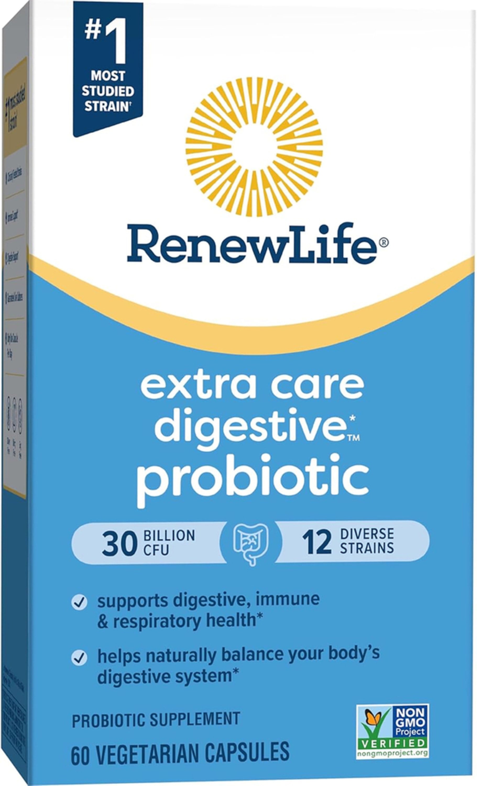 Ultimate Flora Extra Care 30 Billion Probiotic, 60 Delayed Release Vegan Caps