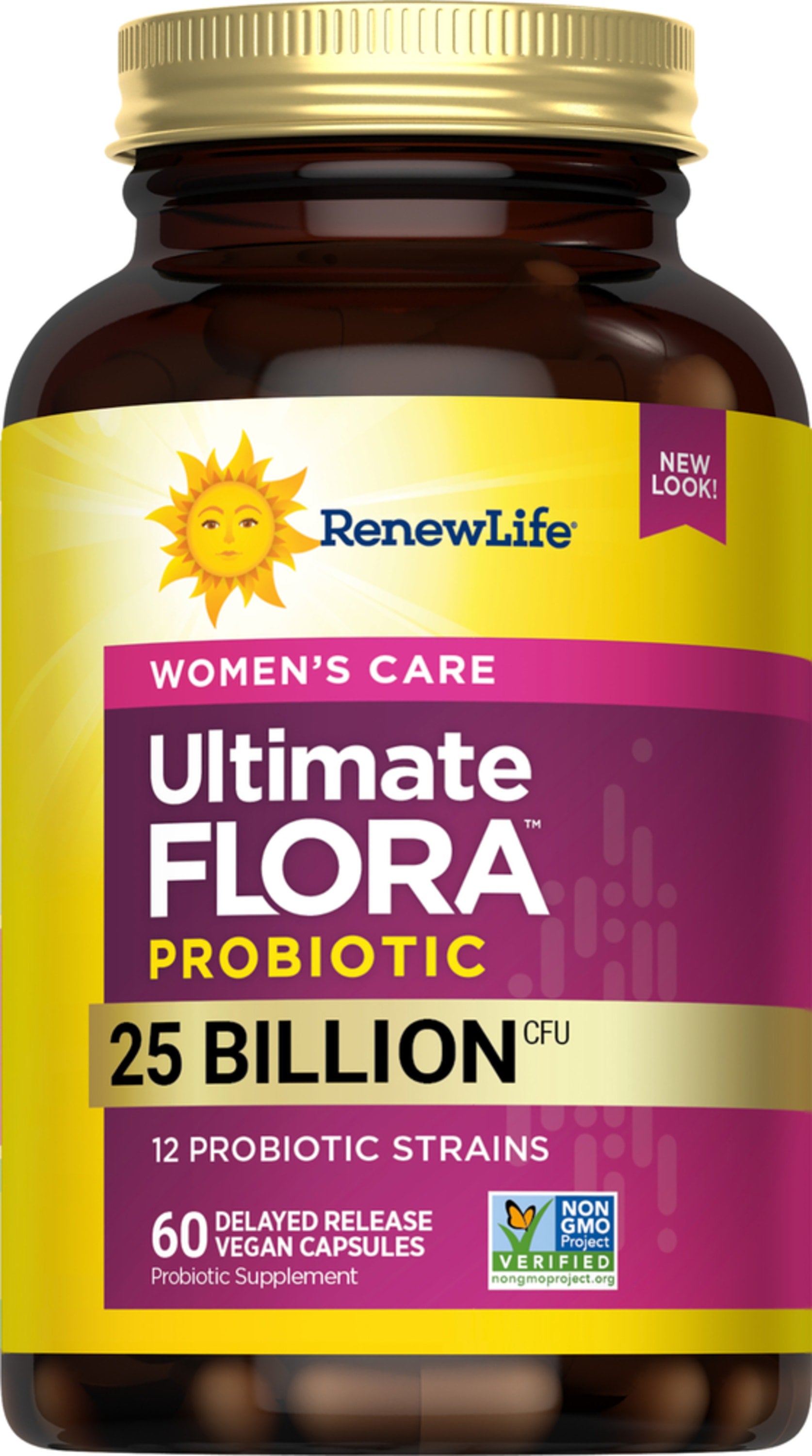 Women's Care Probiotic 25 Billion CFU, 60 Vegetarian Capsules