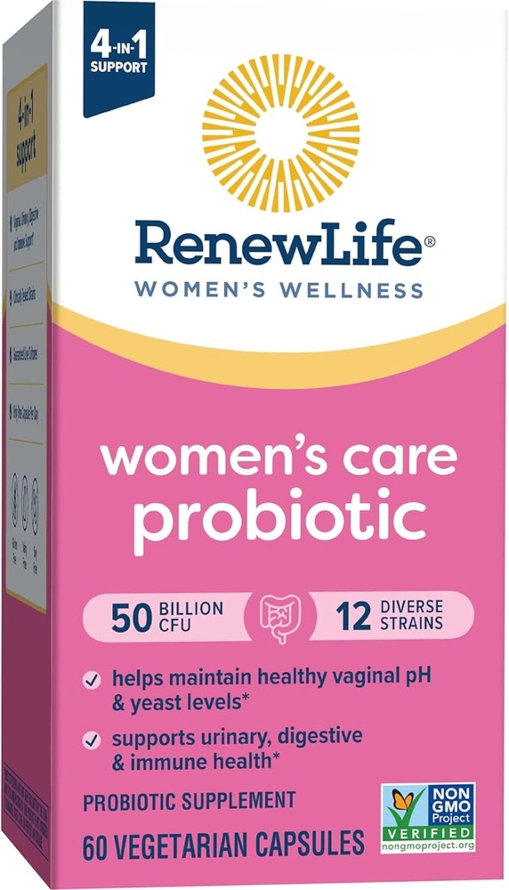 Women's Care Probiotic Capsules 50 Billion CFU, 60 Vegetarian Capsules